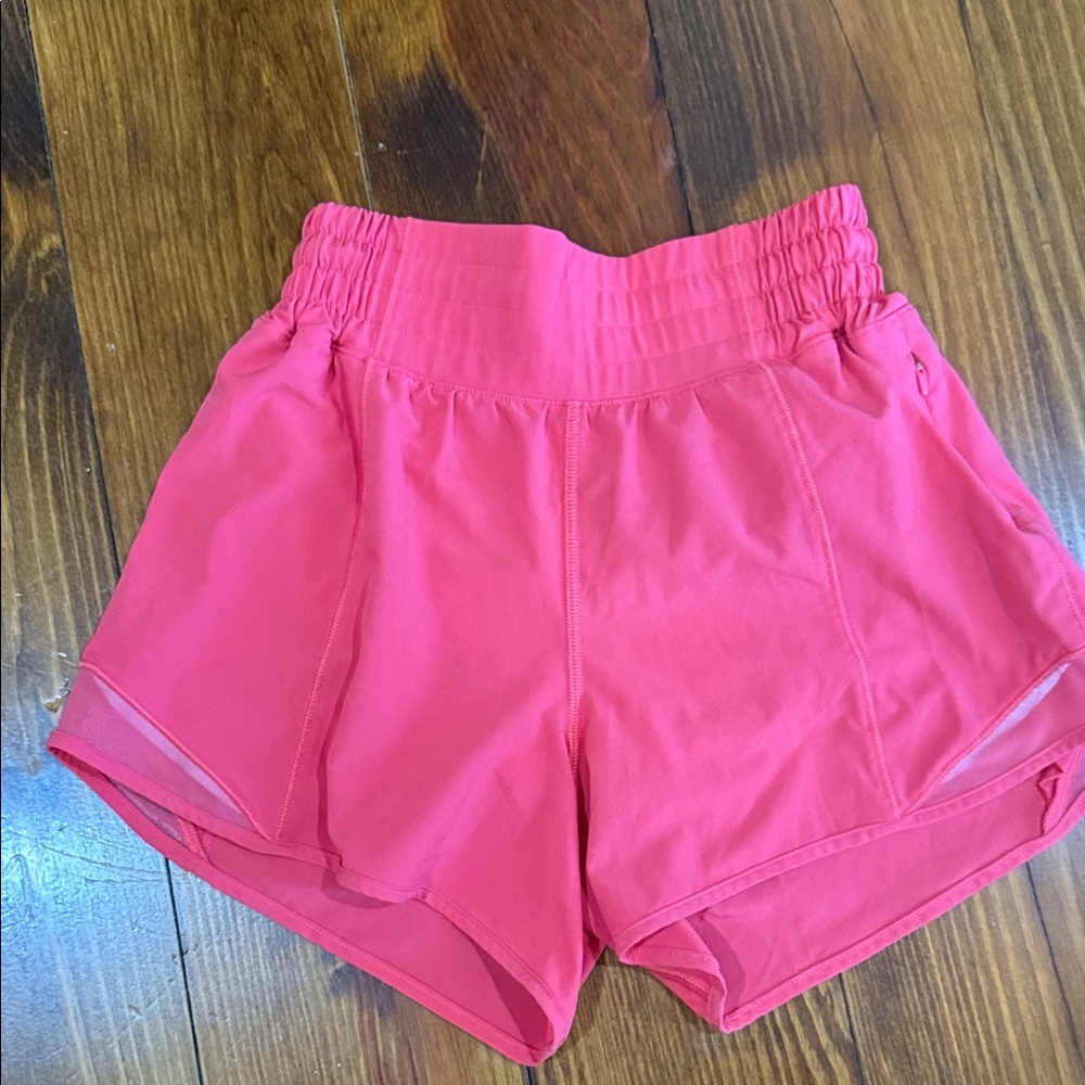 lululemon athletica Vibrant Pink Athletic Shorts